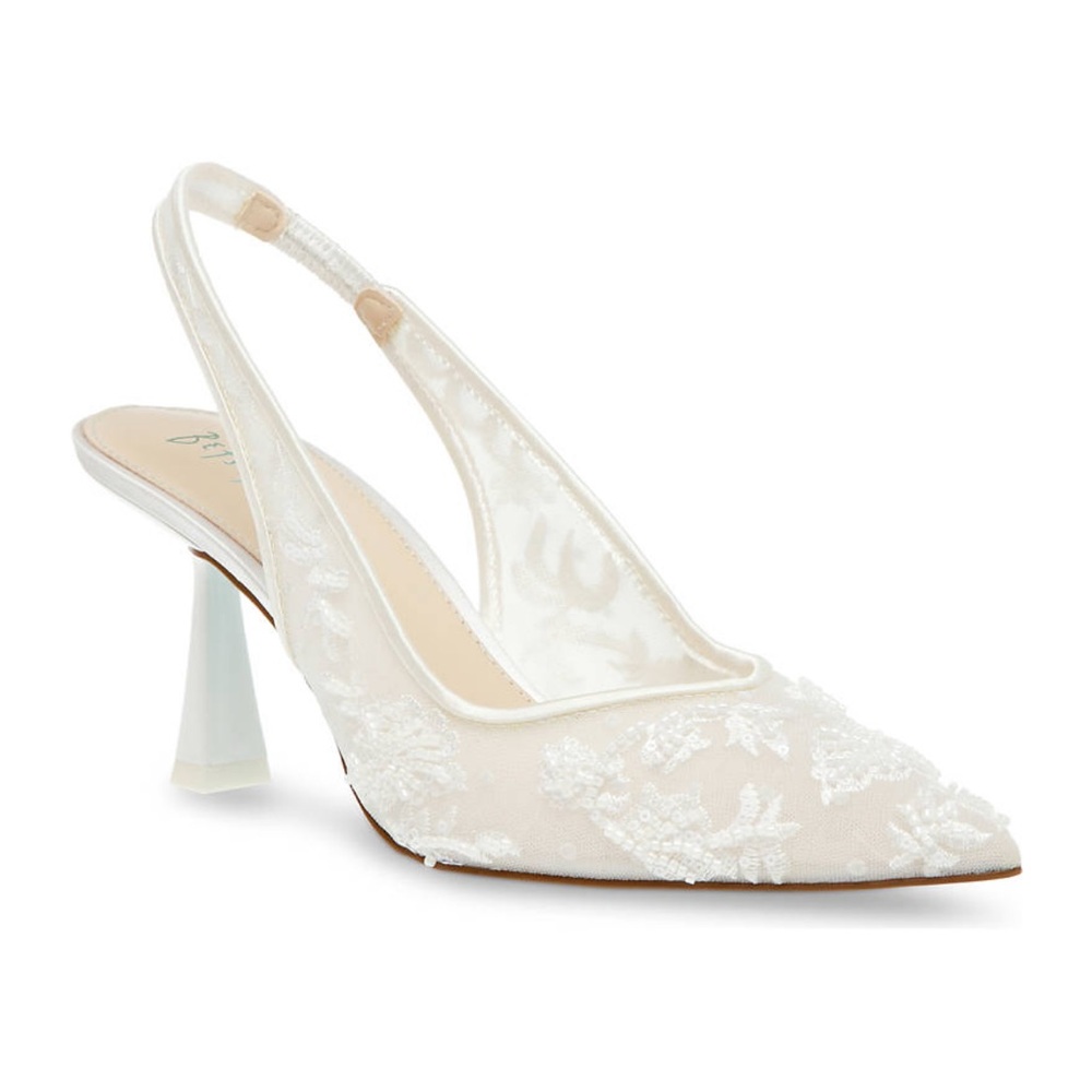 Nikki Embellished Slingback Pumps Betsy Johnson